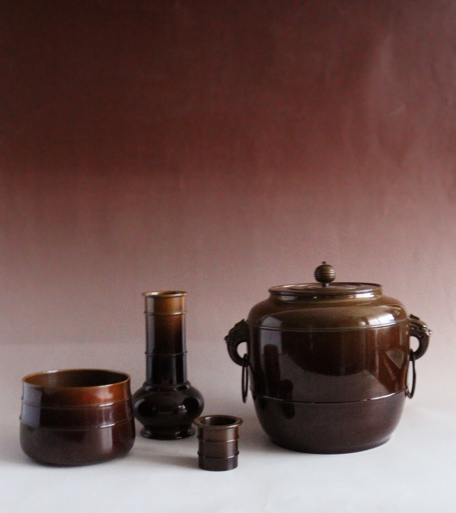 CL8☆皆具☆ 茶道具 皆具一式 箱付 唐銅 時代物 骨董品 2026年最新】皆