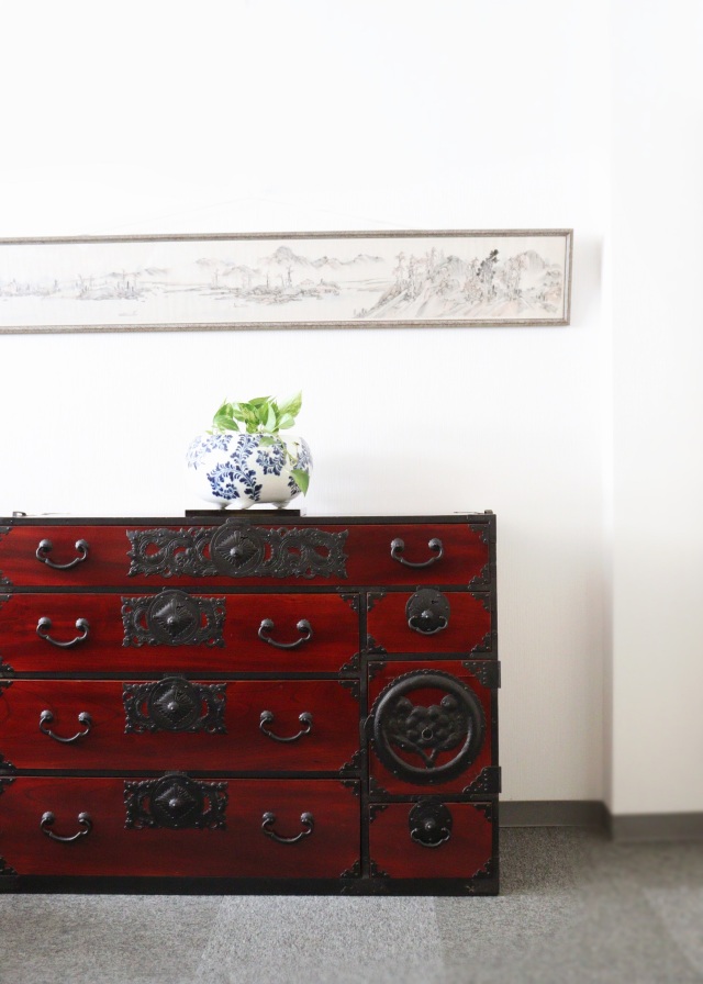 そ*豆様 和ダンス 和家具 アンティーク レトロ 時代箪笥 和箪笥 そ*豆