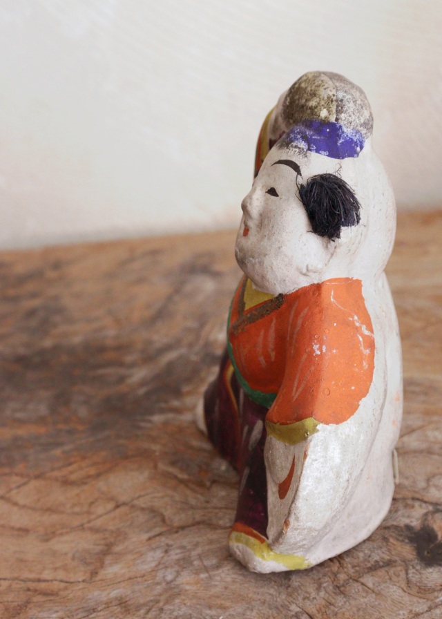 郷土人形 童三番叟 民藝 郷土玩具 土人形 小さな土人形