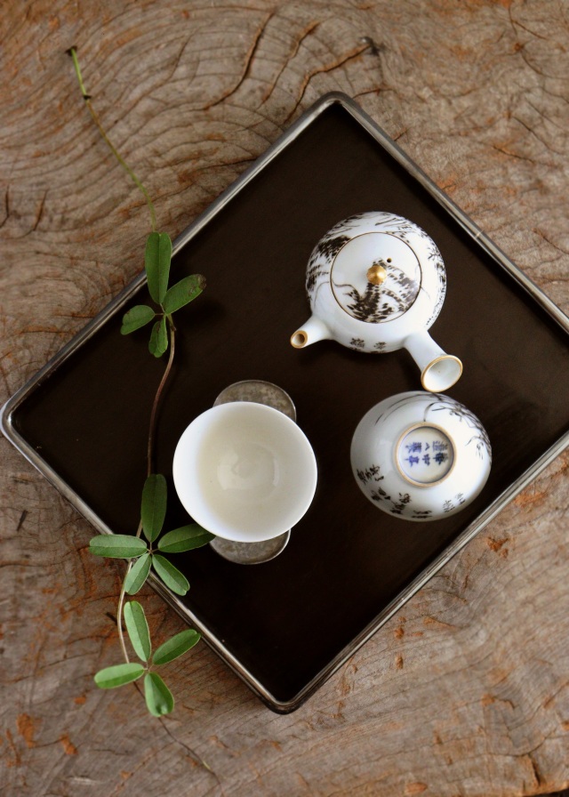 道安造唐鐘道安風櫨窯茶道具煎茶木箱付昭和レトロ