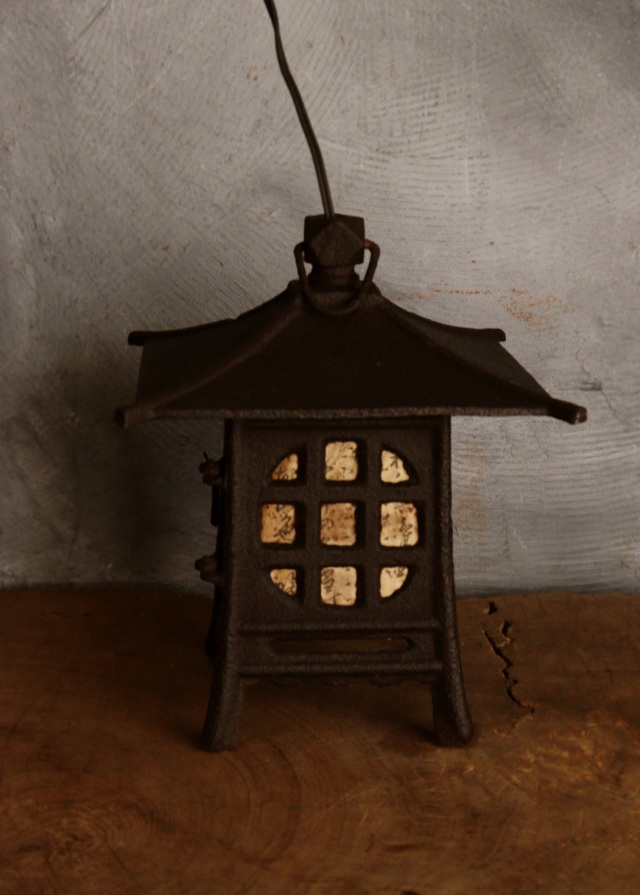 鉄灯篭 灯籠 燈篭 灯もの 和風照明 照明 古道具 民具