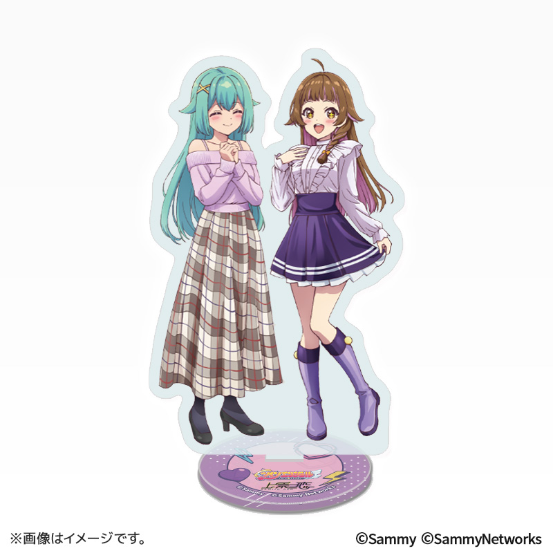 ツインエンジェル アクリルフィギュア（テスラ＆上乗恋 テスラの