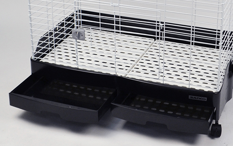 SANKO イージーホーム80 大きめケージ 引き出し式トレイ付き SANKO