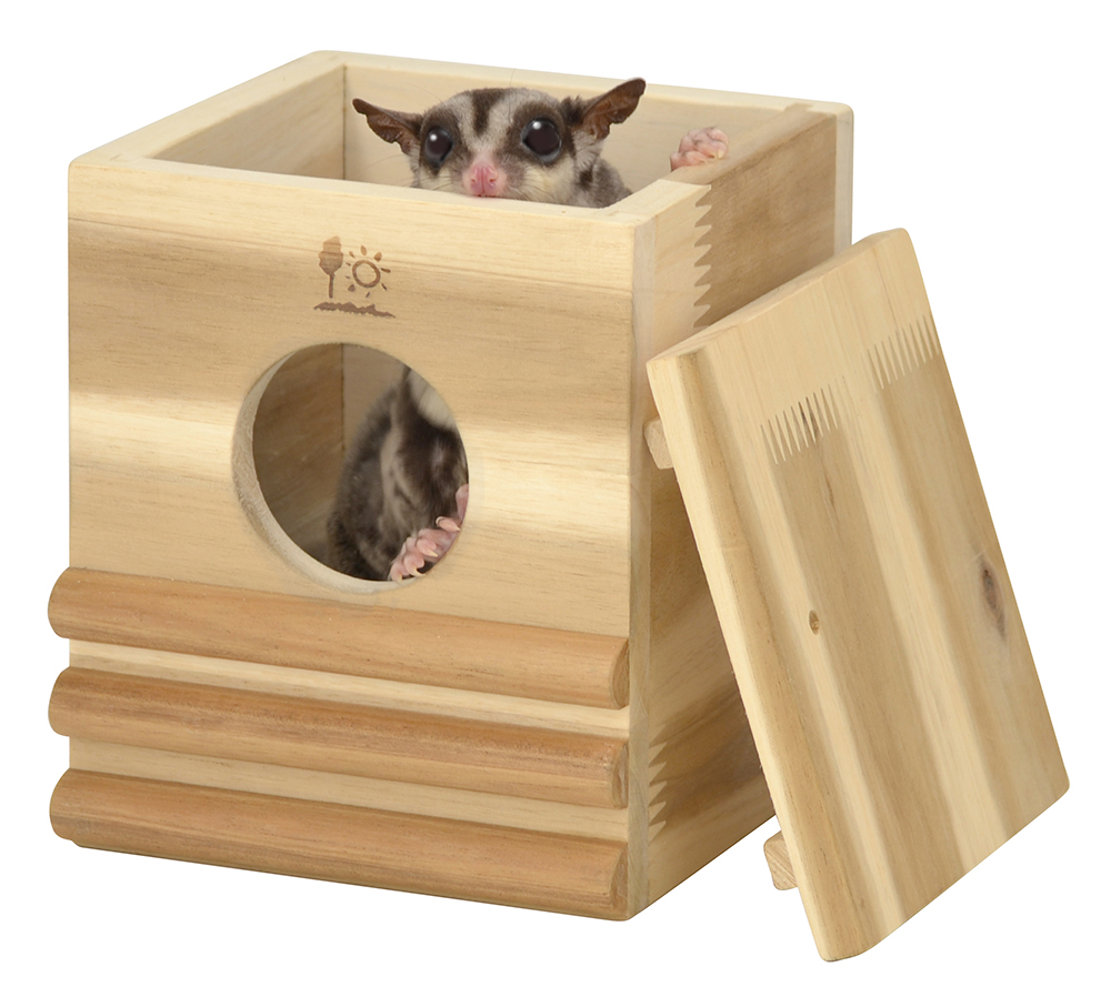 モモンガハウス(和柄・紫)かのこボアオフホワイト 大きいサイズ(家族用