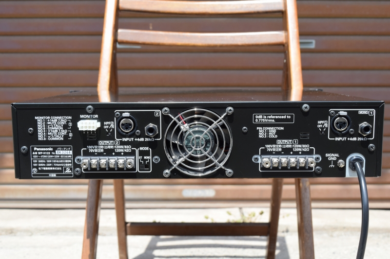 未開封品】 RAMSA WP-H122 ハイインピーダンスパワーアンプ Panasonic