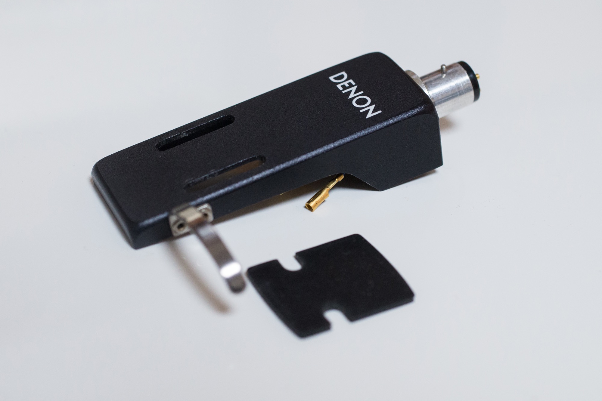 デノン MCカートリッジ DL-103 ヘッドシェル AT LT-13 音質良好 デノン