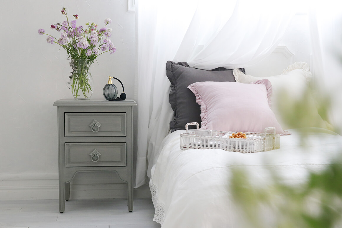 ブランドジュリエ ブランディボワール サイドテーブル BLANC D'IVOIRE