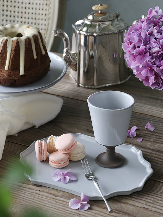 プレートRillaホワイト 23 x 17 陶器 お皿 日本製 和洋 サラグレース