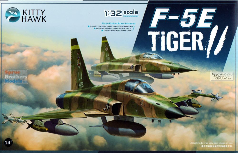 ZIMKH32018 1:32 Zimi Model Kitty Hawk F-5E Tiger II - Sprue