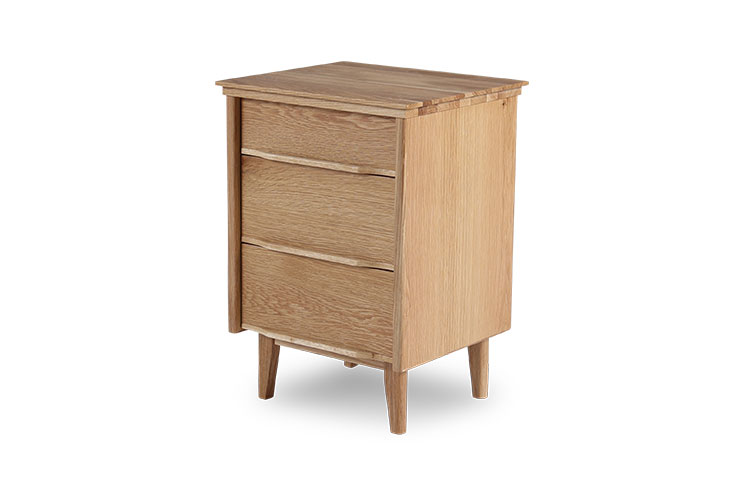 展示品 イタリア キャメルグループ ウォールナット材ベッドサイド