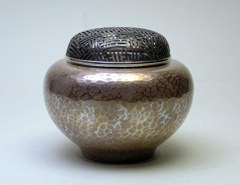 純銀 香炉火屋合口7.3㌢ 純銀 香炉火屋合口7.3㌢ Yahoo!オークション -「