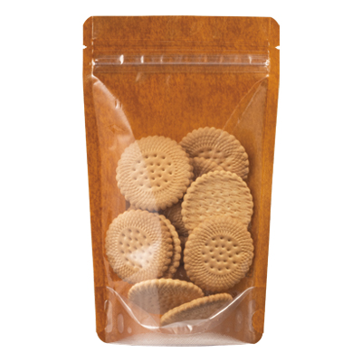 チャック付クリア袋 クラフト柄 120×200: 袋・ラミネート袋｜包装資材