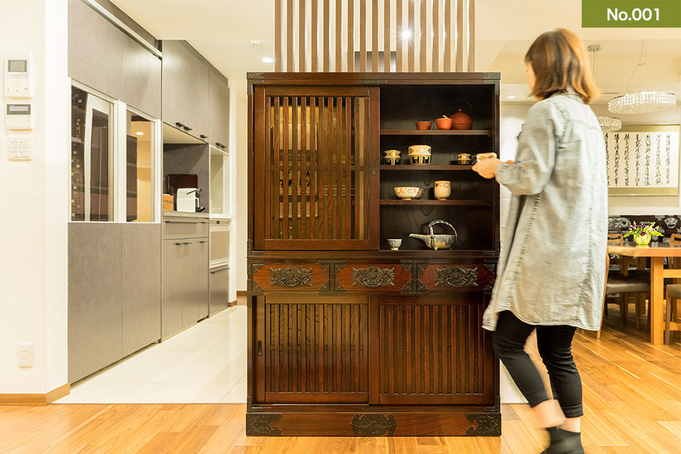 六尺近江水屋 箪笥 和箪笥 キャビネット みずや 水屋 水屋箪笥 置水屋