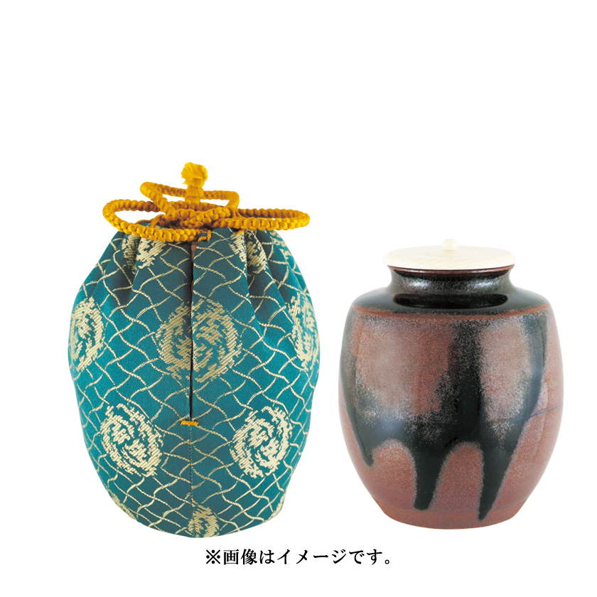 茶道具 茶入（ちゃいれ） 茶入 大名物 唐物 初花肩衝写 仕覆：細丸竜鳥