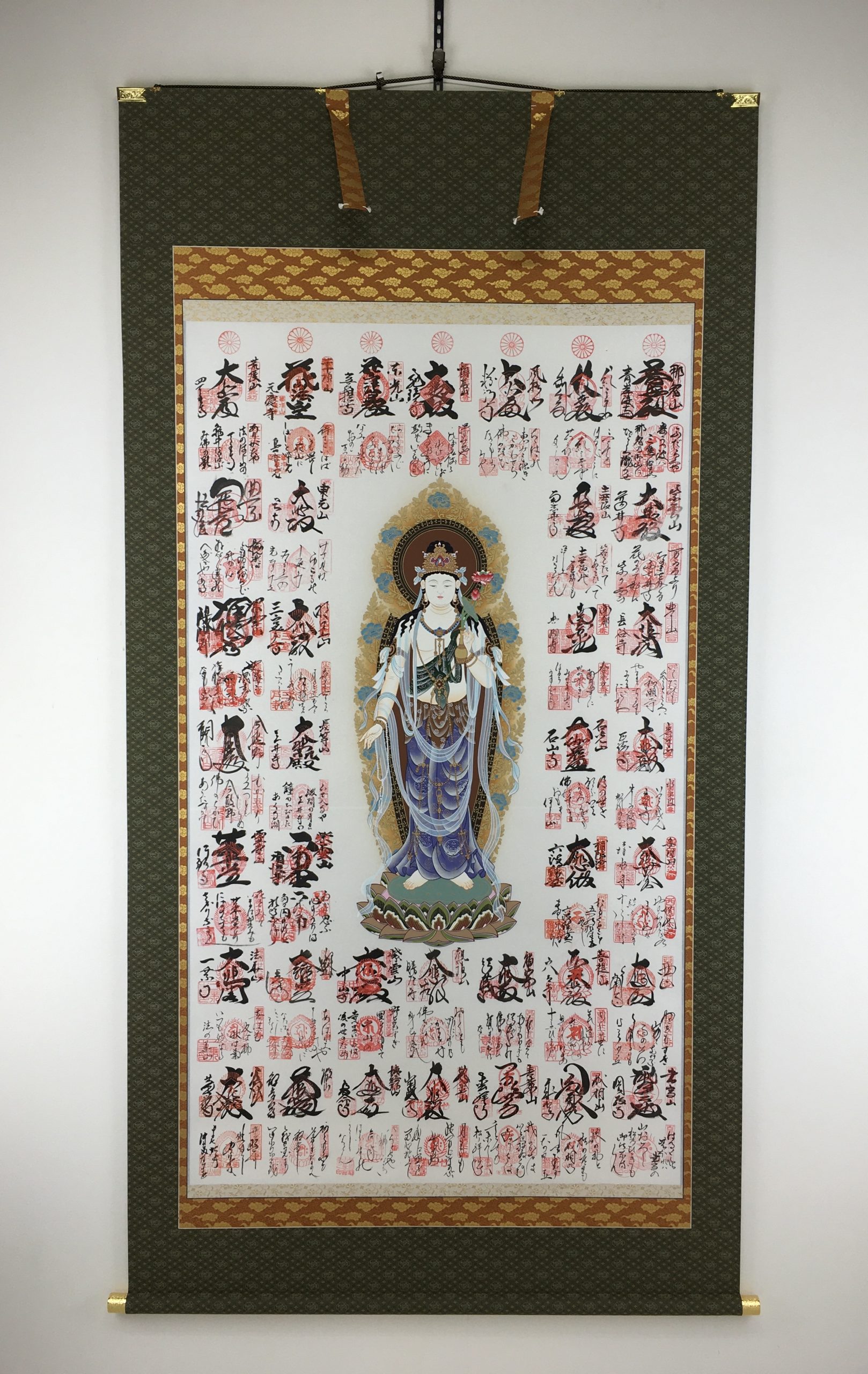 ♥木版画 今上天皇御袍御更進 太秦広隆寺 掛軸 掛け軸 骨董品 ♥木版画