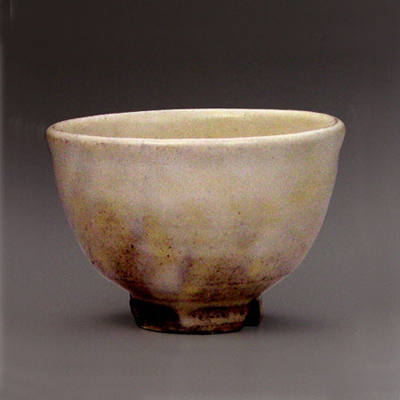 萩焼 泉流山 古賀將夫 花壺 つぼみ露草湯呑（折箱）｜萩焼窯元 萩陶苑