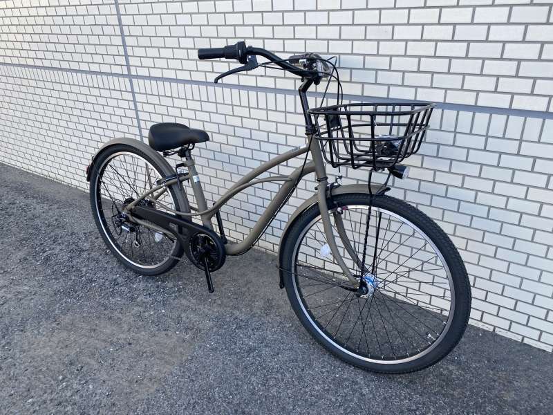引き取り限定】丸石サイクル グラウス 26インチ ビーチクルーザー セオ