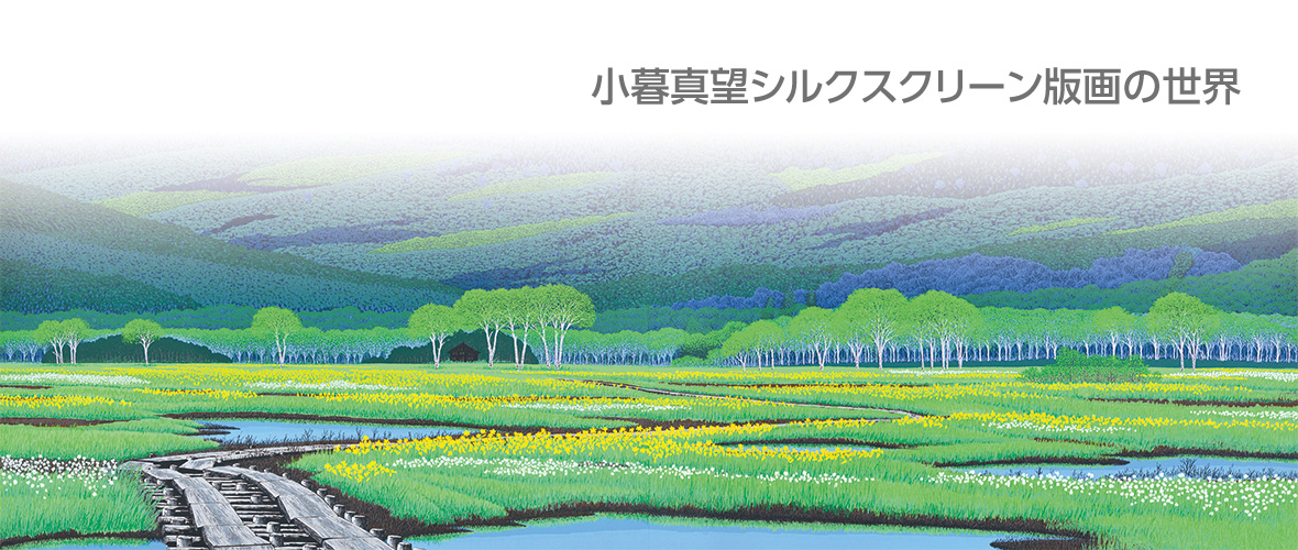 版画家 小暮真望｜シルクスクリーン版画の世界 小暮真望 【雲海にたいする