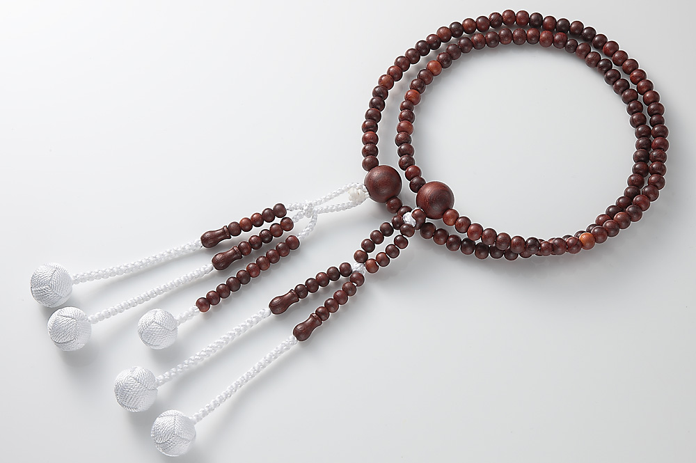 創価学会仏壇 SGI仏壇の金宝堂 木製念珠 【素挽紫檀】