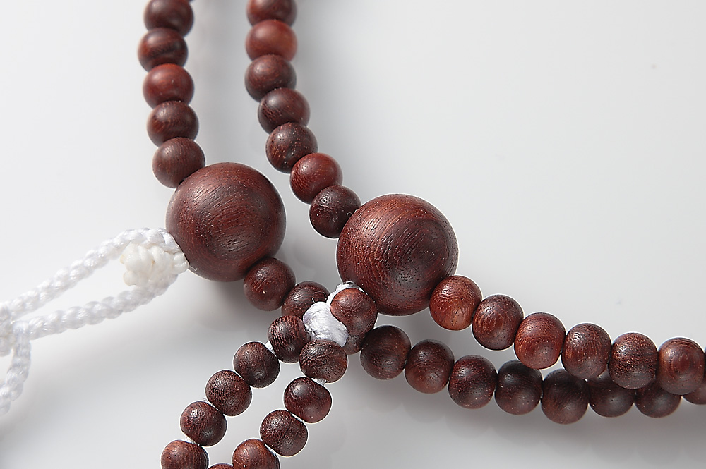 創価学会仏壇 SGI仏壇の金宝堂 木製念珠 【素挽紫檀】