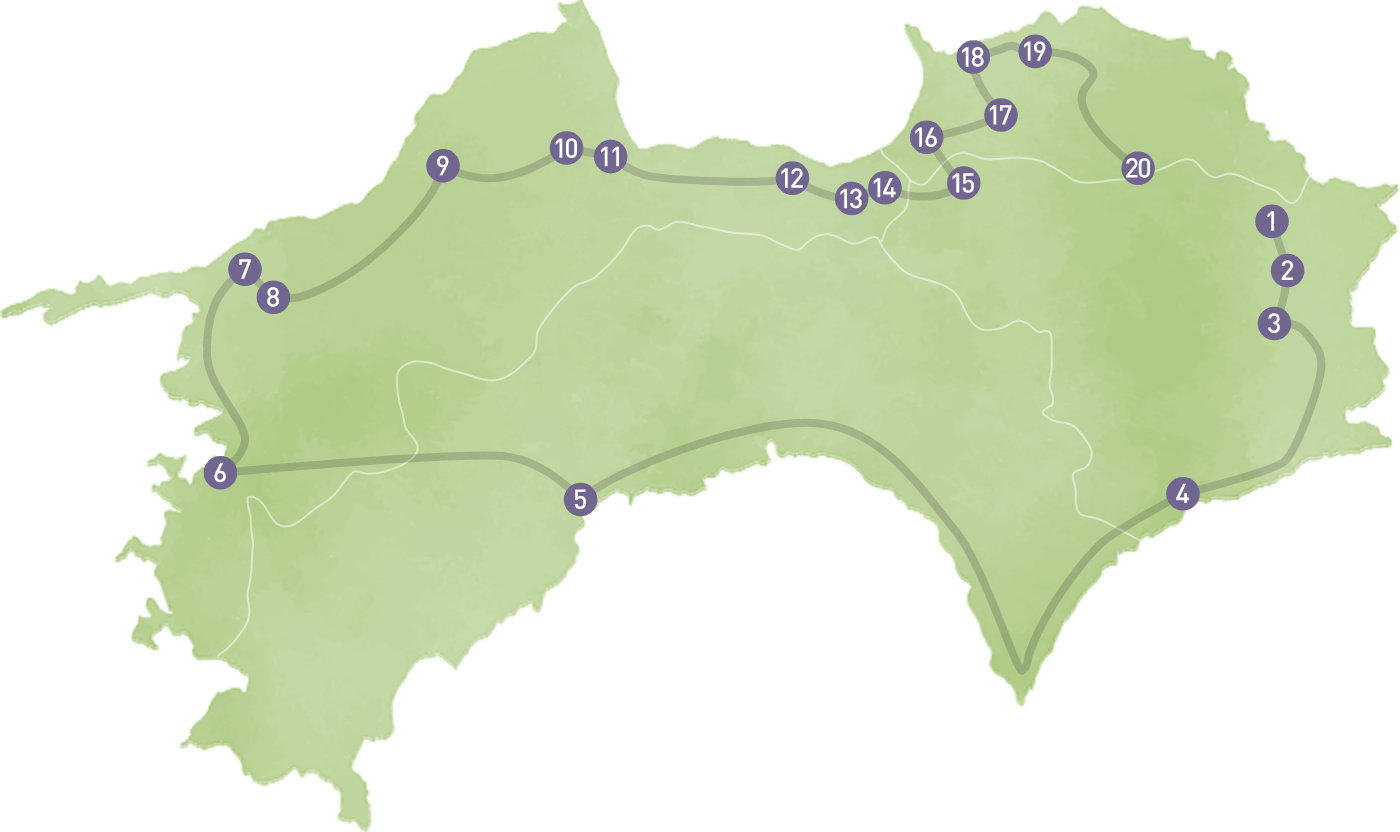 四国別格二十霊場 一覧 | お遍路の基本ガイド | 四国おへんろ.net