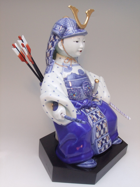 武者人形 有田焼窯元 しん窯青花 公式通販サイト