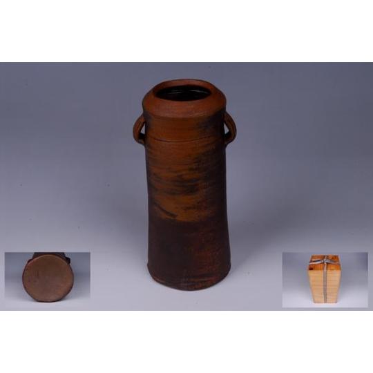 高原邦彦作 備前花入 共箱 EYURIKA｜暮らしを彩る骨董品・絵画の専門店