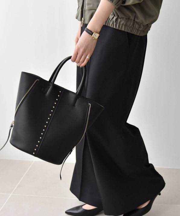 quaranciel: 2way スタッズ バケツ トート バッグ｜ SHIPS 公式サイト