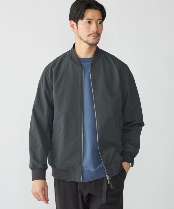 SHIPS:〈撥水加工〉CORDURA(R) ナイロン ジップアップ ブルゾン