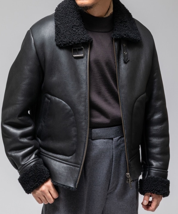 SHIPS: ムートン ジャケット B-3｜ SHIPS 公式サイト