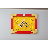 商売繁盛 客の鈴なり 縁起祝額 開運招福 千客萬来 縁起祝