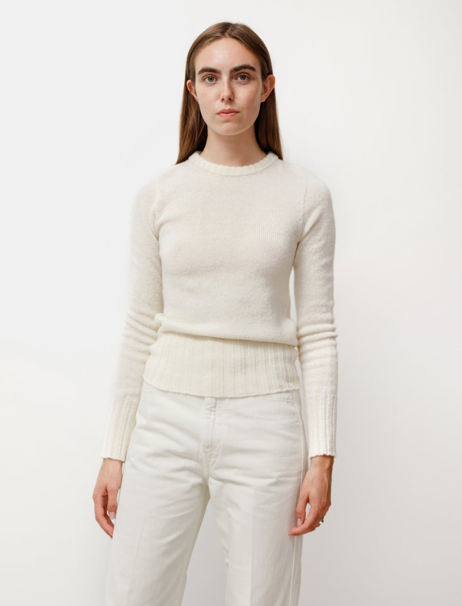 Lemaire Fitted Sweater Chalk – Neighbour