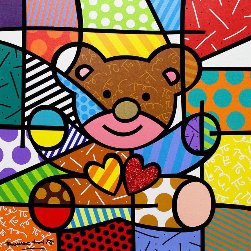 Happy (Bear) - Limited Edition Print – Shop Britto