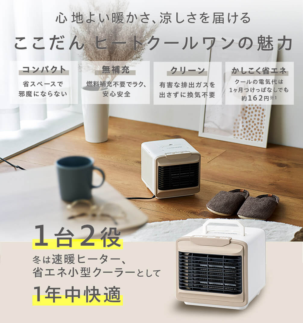 公式】ここだん ヒートクールワン｜ショップジャパン テレビ