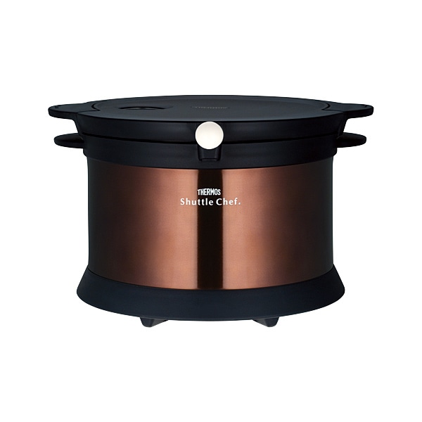公式通販】真空保温調理器シャトルシェフ KPX-3501 クリアブラウン(CBW