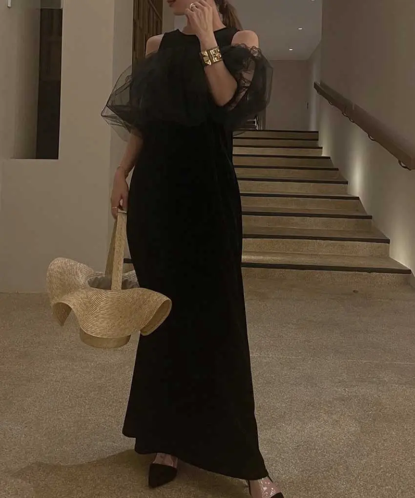 Mサイズ】CLIONE SLEEVE DRESS Ameri VINTAGE（アメリヴィンテージ）の