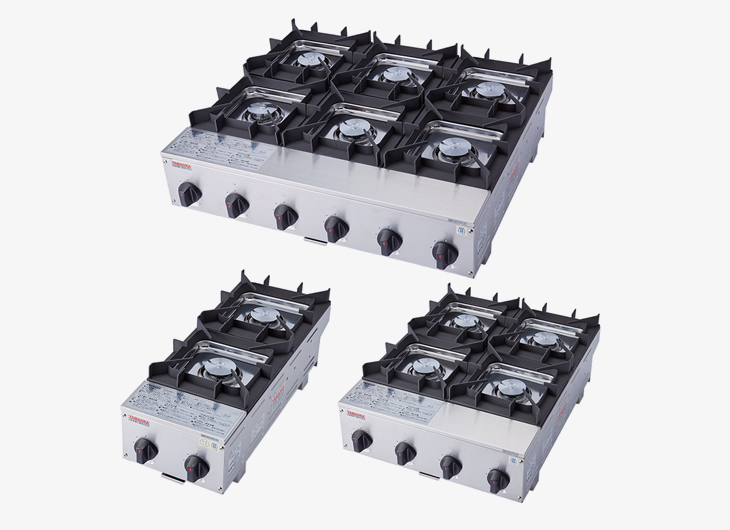 業務用ガステーブルコンロ 鉄腕ガッツ STKシリーズ | 山岡金属工業株式会社