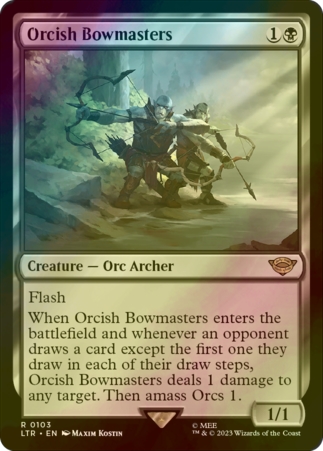 MTG オークの弓使い 英語 4枚 103)《オークの弓使い/Orcish Bowmasters
