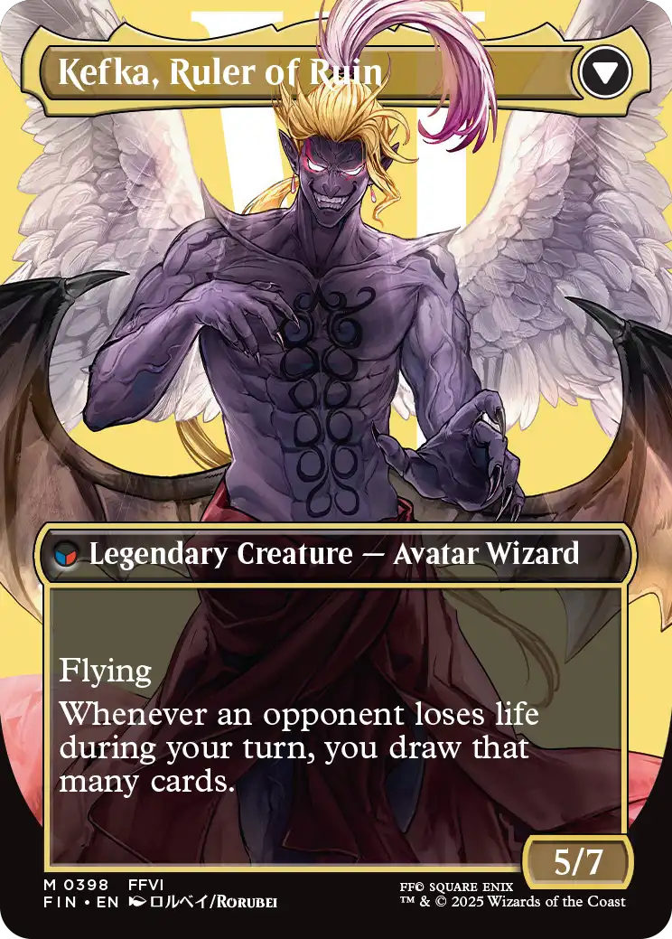 MTG 人造魔導士、ケフカ Kefka Court Mage 拡張 foil mtg 稀少 人造魔道士