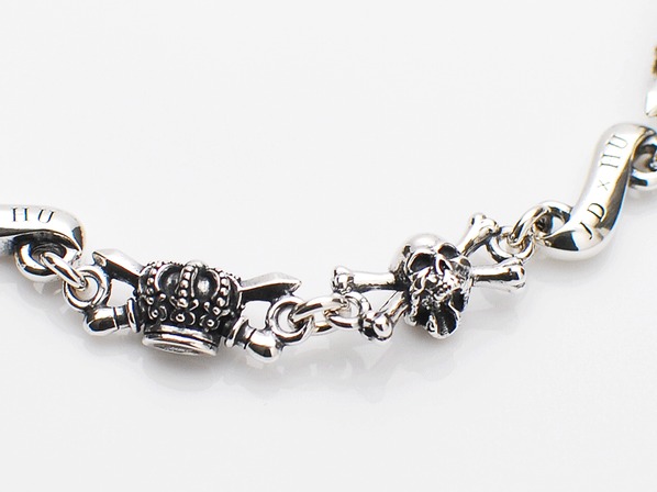 Justin Davis クロス&王冠ブレスレット ジャスティンデイビス Justin