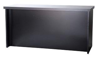 組立カウンター W1800 黒 180×70×90｜山王スペース＆レンタル