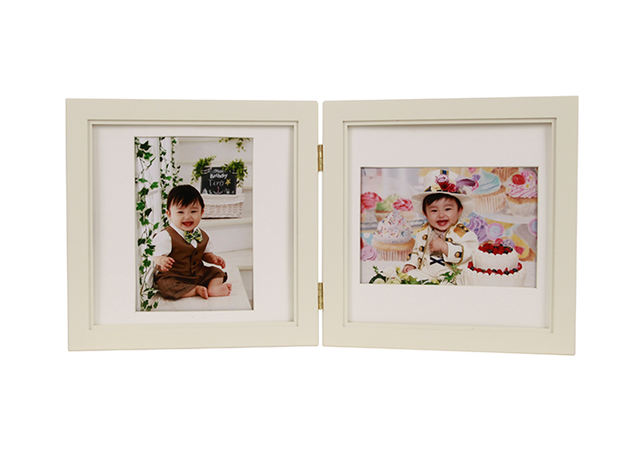 ペアフレーム/スクエア ホワイト｜料金システムについて｜こども写真館