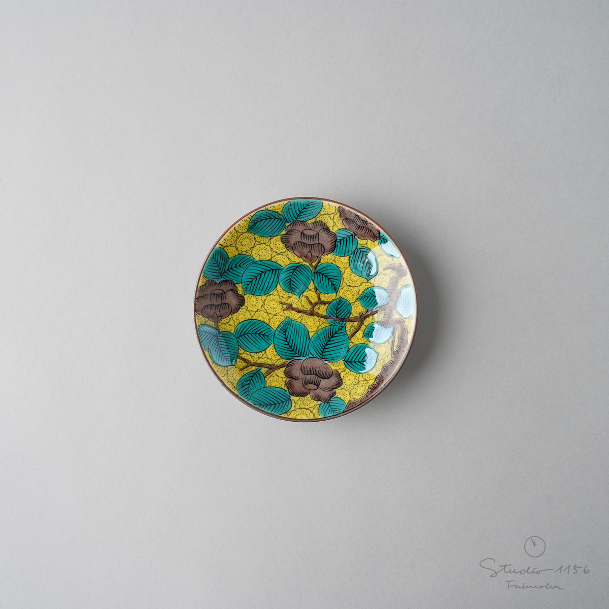 吉田屋 古九谷 青九谷 1客 吉田屋古九谷青九谷1客