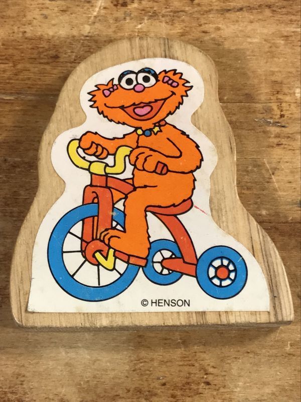 Sesame Street & Animal Wood Block Set セサミストリート ビンテージ