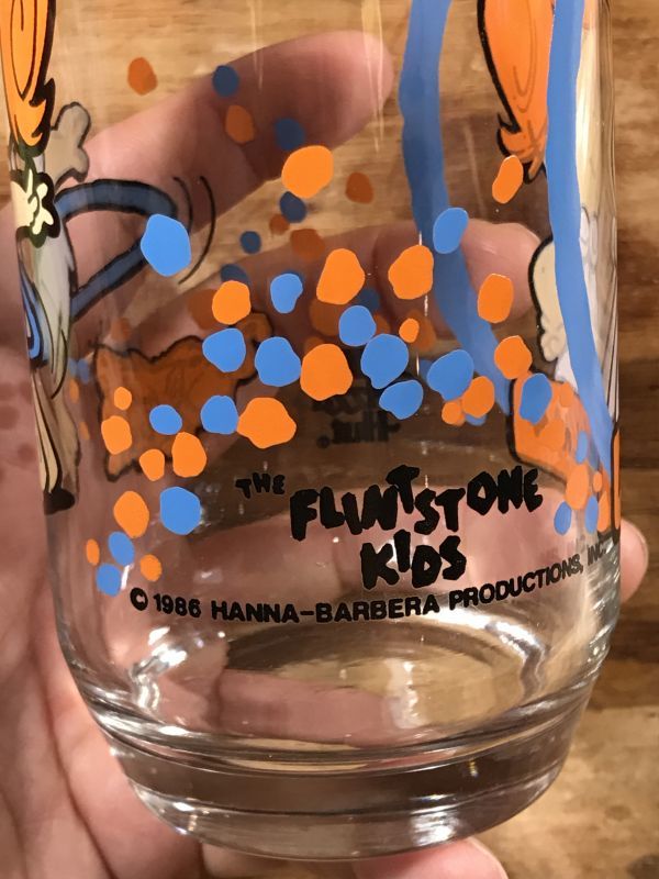 The Flintstones Kids Wilma Glass フリントストーンキッズ ビンテージ