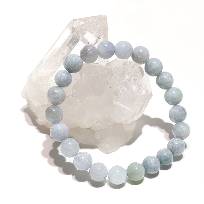 美しい色味！！ ラベンダーヒスイ ブレスレット ラベンダー翡翠