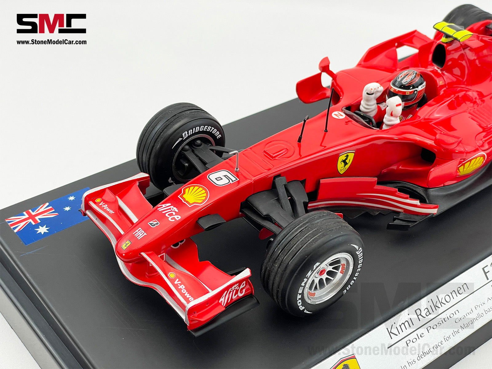 ミニカー Hot Wheels F2007 Kimi Raikkonen 1/18 ミニカー Hot Wheels