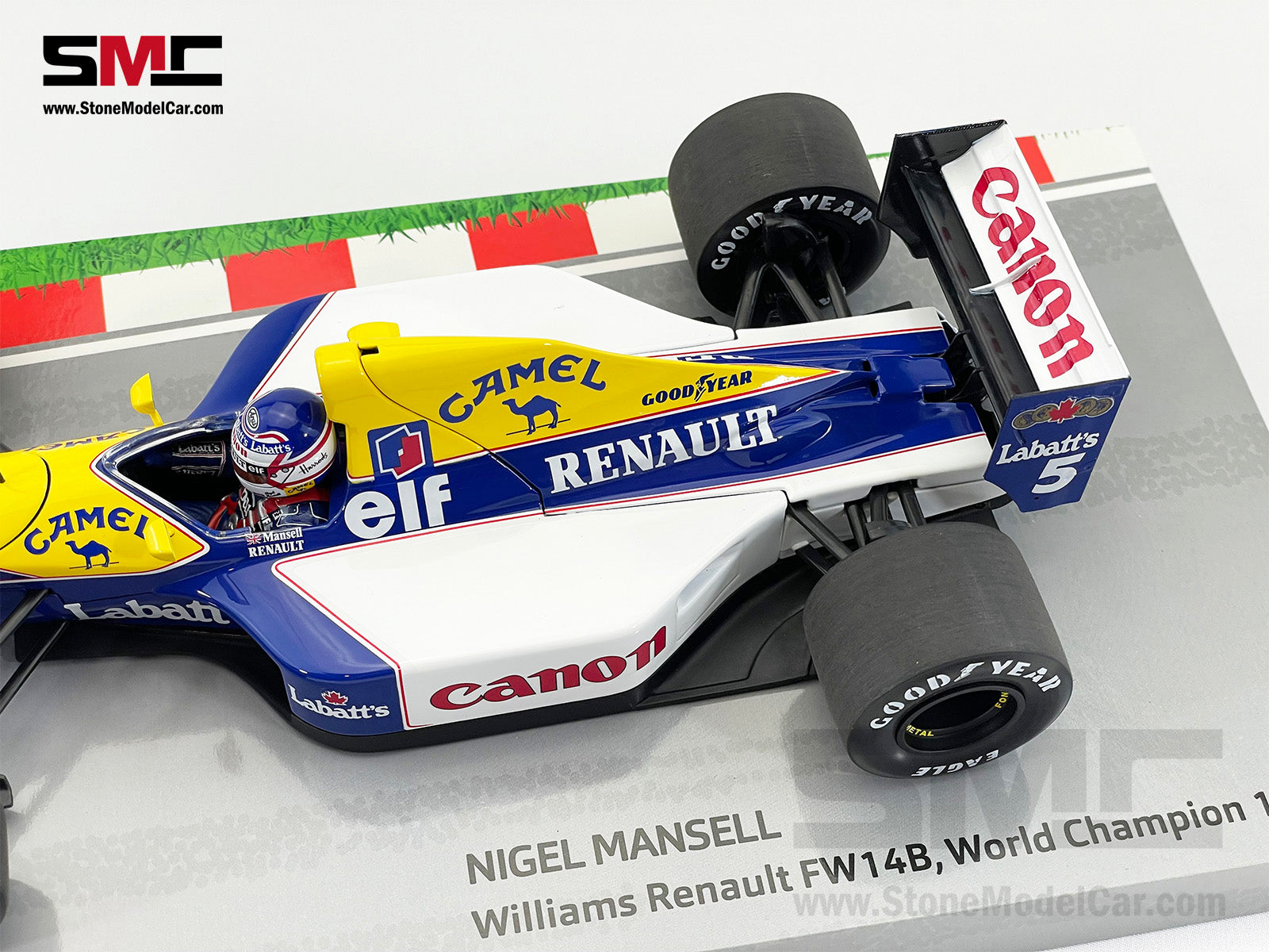 Williams F1 FW14B #5 Nigel Mansell 1992 World Champion 1:18