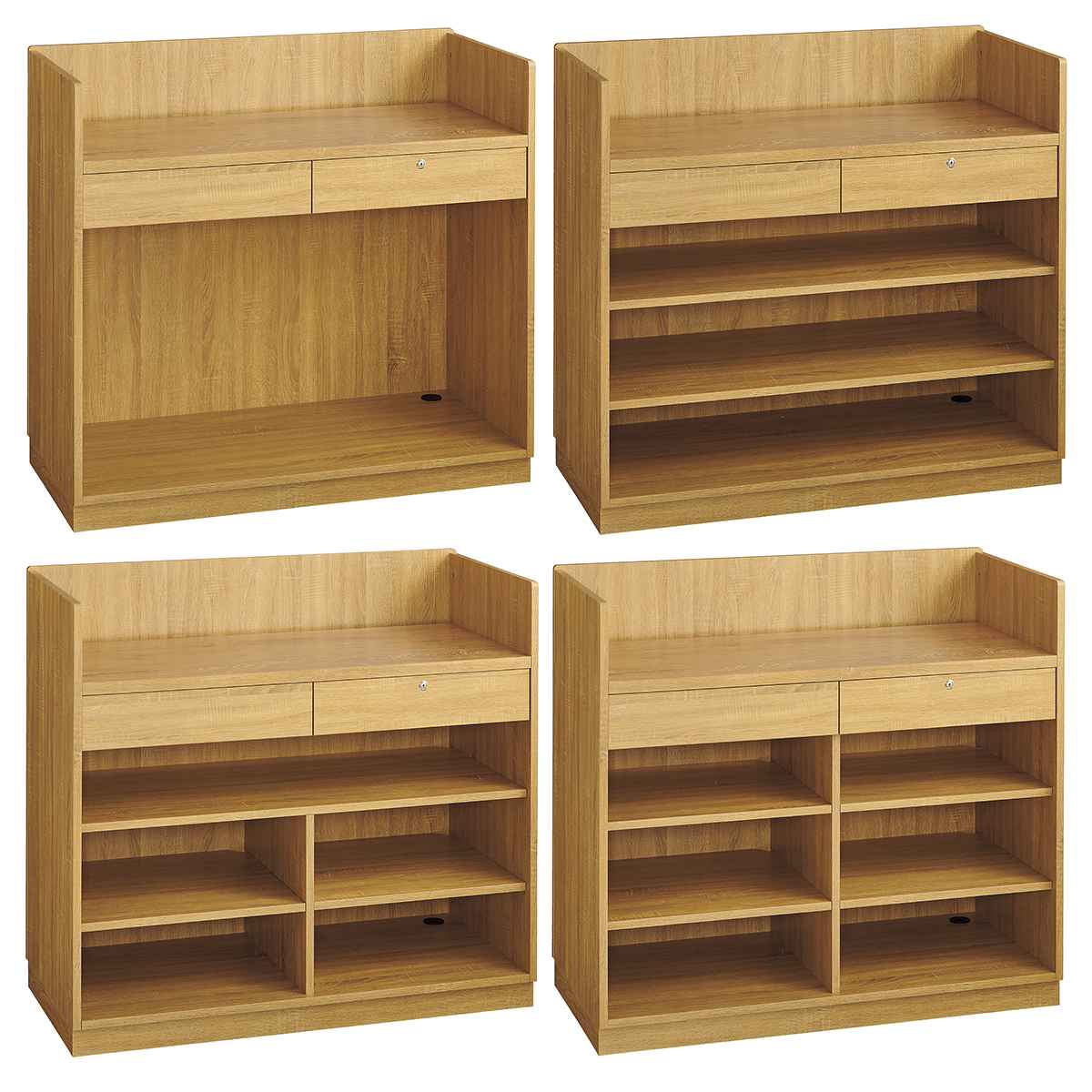 レジカウンター 三方枠タイプ 幅120cm ラスティック柄〔ストエキ