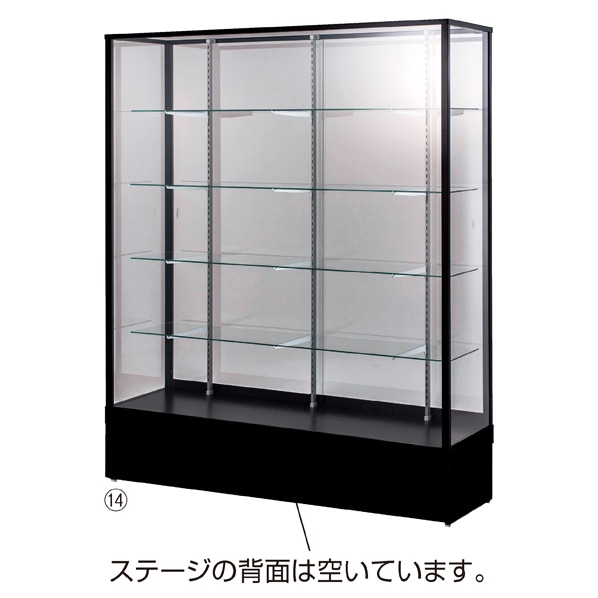 L*)様 ガラスショーケース 高級 店舗什器 アルミ製180cm L*)様 ガラス